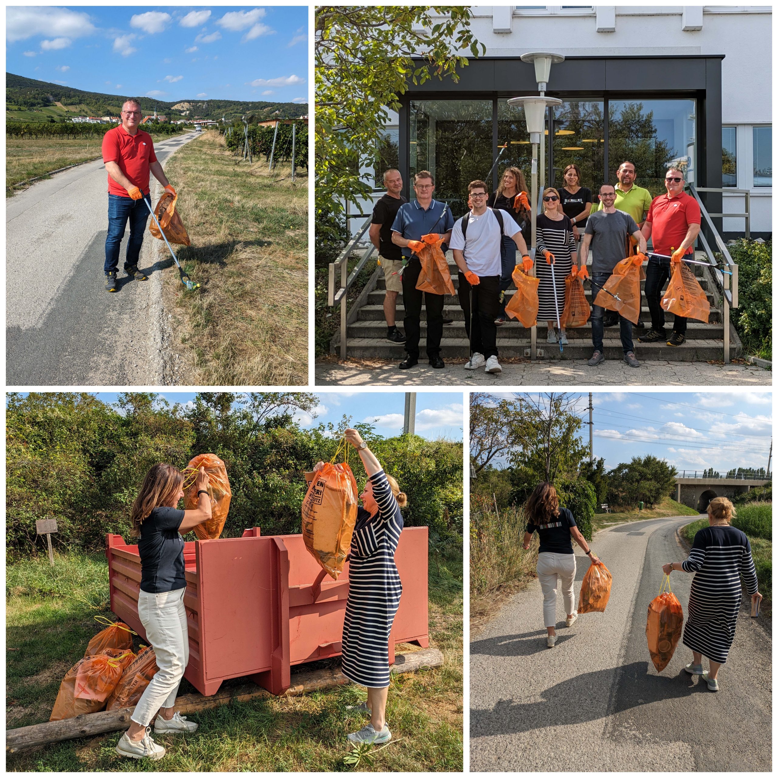 Cleanup Day 2024 - Fotos Plattform Verpackung mit Zukunft, Mitglied Gabriel-Chemie